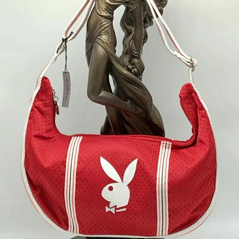 Women's Red | White | Orange | Black Playboy Handbag
